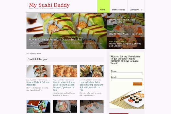mysushidaddy.com site used Deliciousmagazine-1