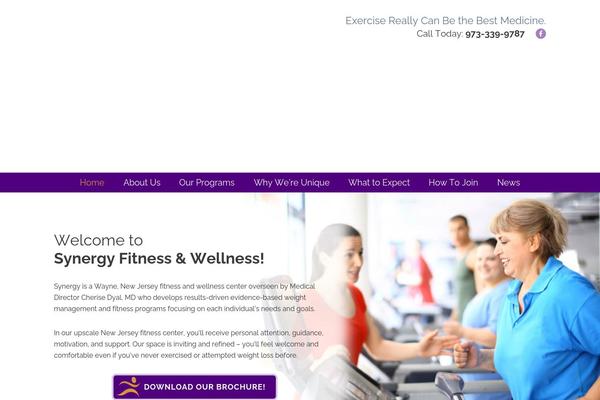 mysynergynj.com site used Synergyfitness