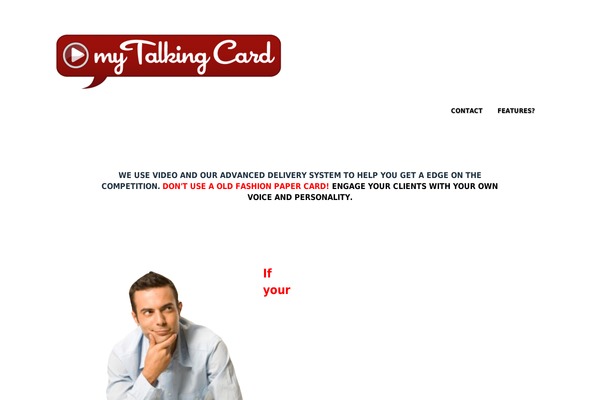 mytalkingcard.com site used Thoughts