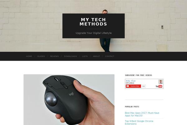 Hemingway theme site design template sample
