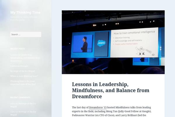 Twenty Fifteen theme site design template sample