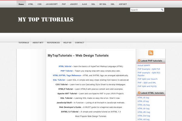 NewiPad theme websites examples