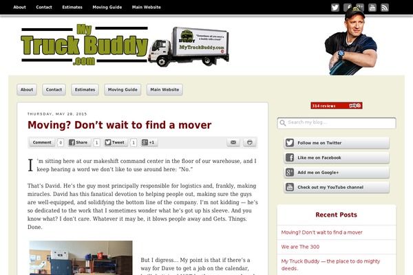 WordPress website example screenshot