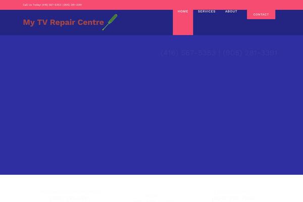 WordPress website example screenshot