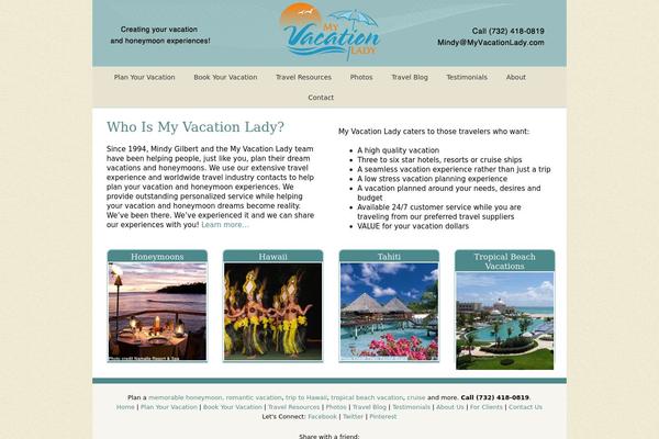 WordPress website example screenshot