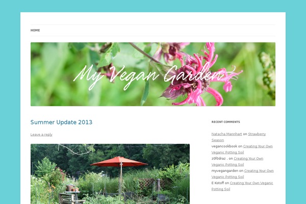 Twenty Twelve theme site design template sample