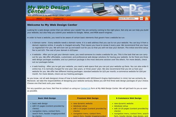 mywebdesigncenter.com site used Web Design