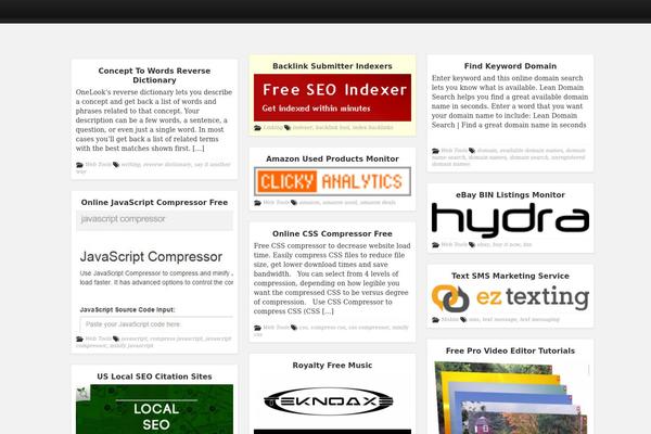 WordPress website example screenshot