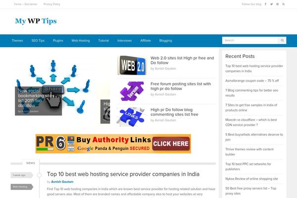 Site using Gp-premium plugin