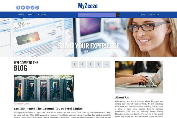 myzeezo.com site used The-blog