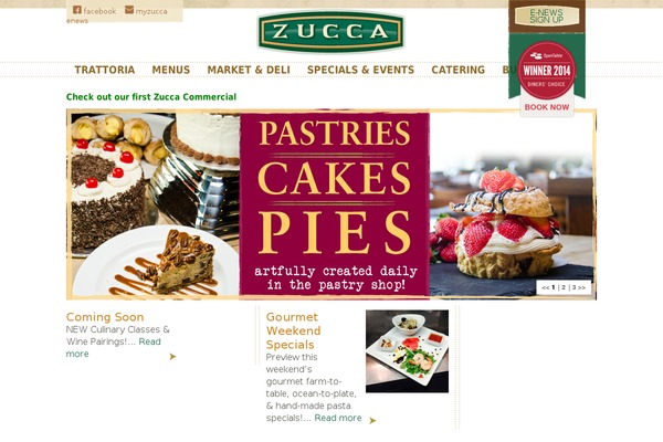 myzucca.com site used Zucca
