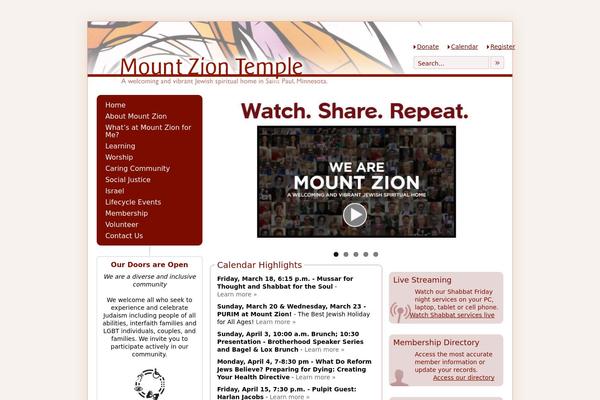 mzion.org site used Mzion