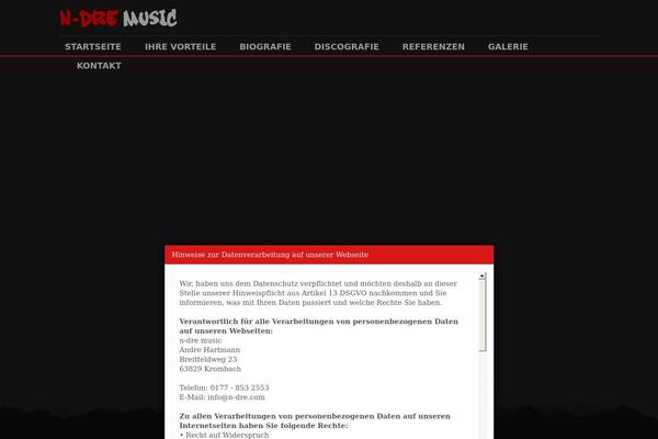 WordPress website example screenshot
