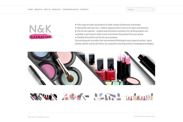 n-k-cosmetics.com site used N-k