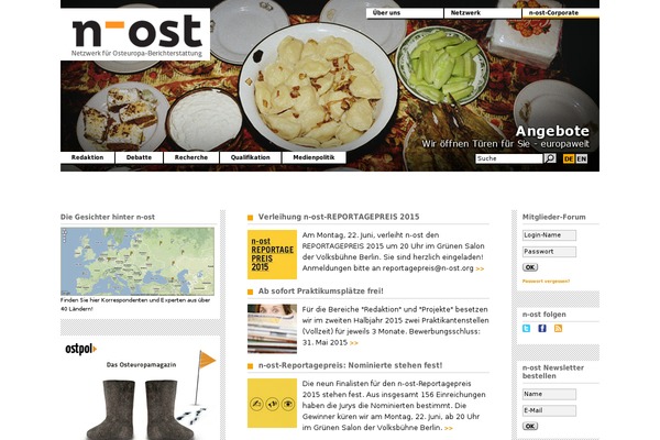 n-ost.org site used Trafik.webpaint