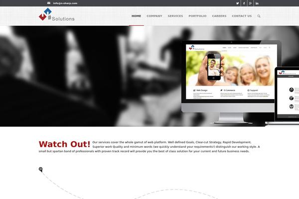 WordPress website example screenshot