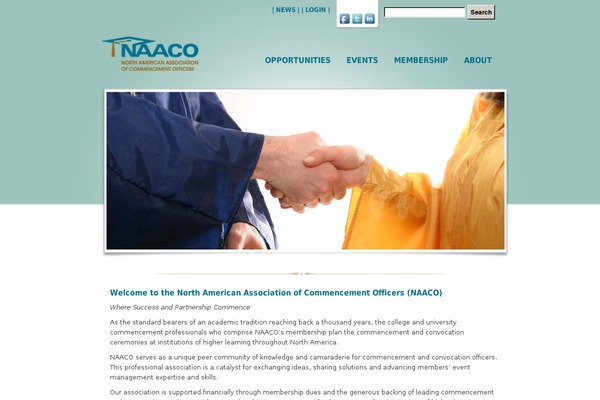 naaco.co site used Naacotheme