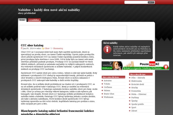 nabidne.cz site used Studiopress_red