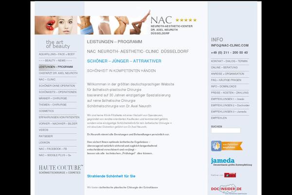 nac-clinic.com site used Nac-clinic