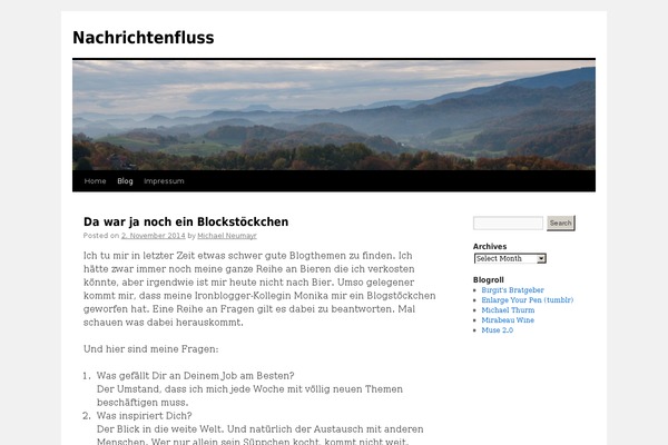 WordPress website example screenshot