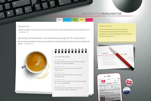 WordPress website example screenshot