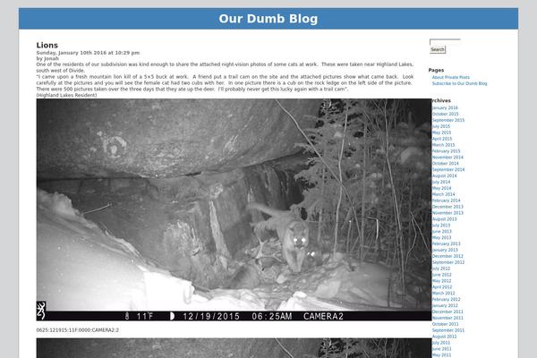 WordPress website example screenshot