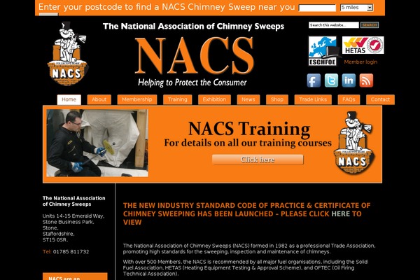 nacs.org.uk site used Nacs