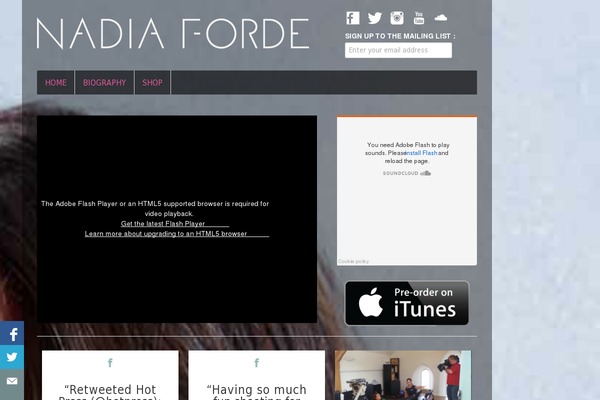 nadiaforde.com site used Nadiaforde