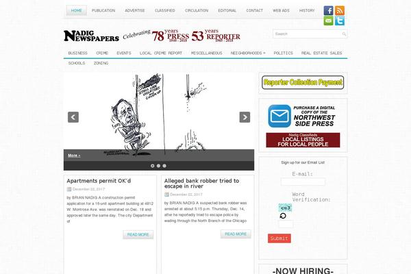 Newsgrand theme site design template sample