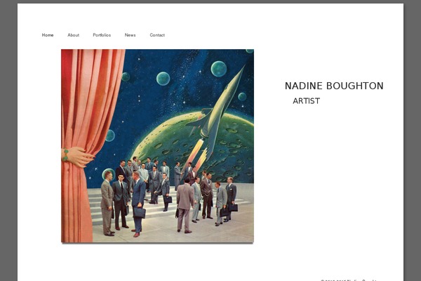 nadineboughton.com site used Nadine