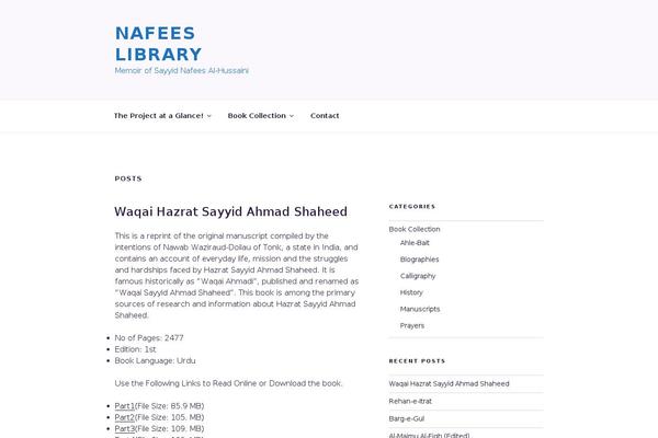 Twenty Seventeen theme site design template sample