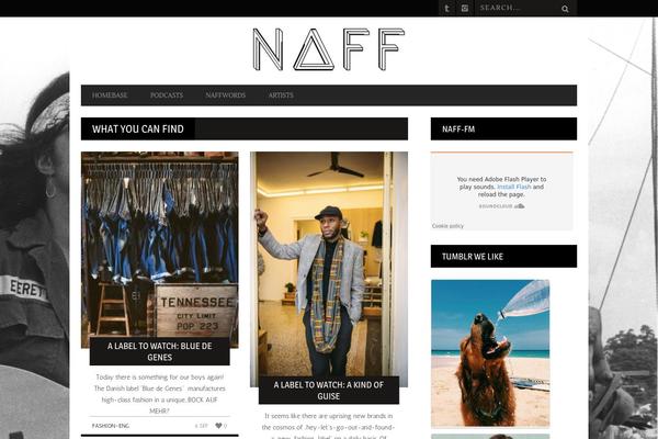 BUCKET theme site design template sample