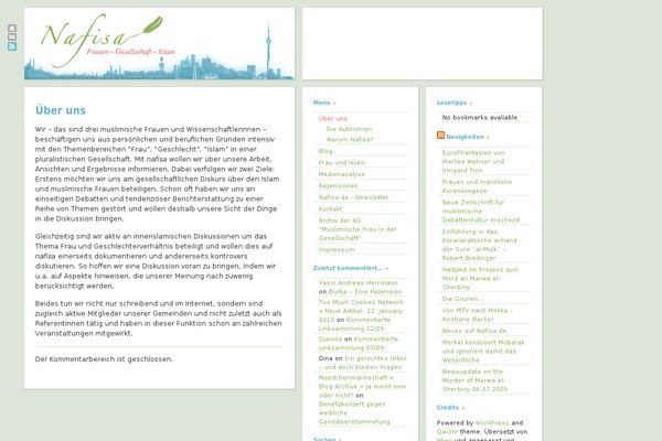 WordPress website example screenshot