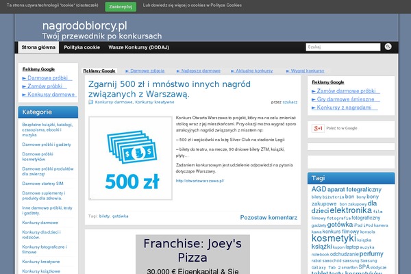 Newspaper theme site design template sample