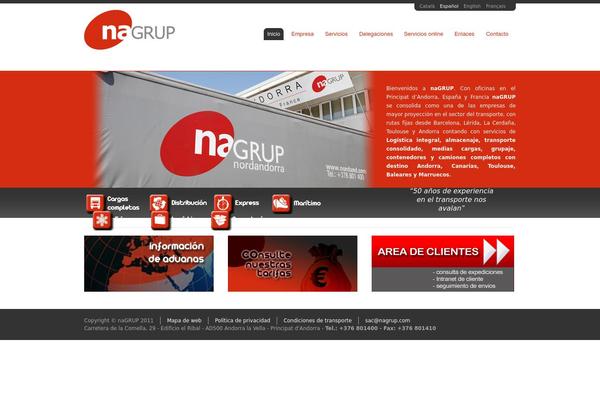 Twenty Ten theme site design template sample