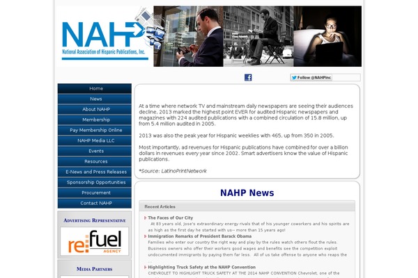 WordPress website example screenshot