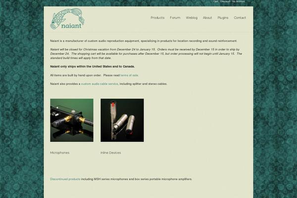 WordPress website example screenshot