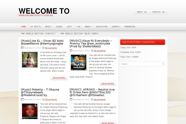 naijamusiccity.com.ng site used Highend