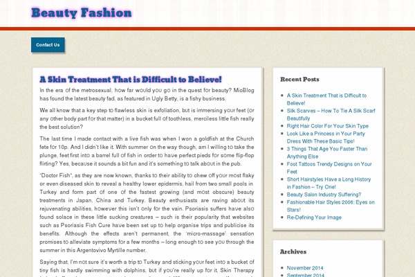 Retro-fitted theme site design template sample