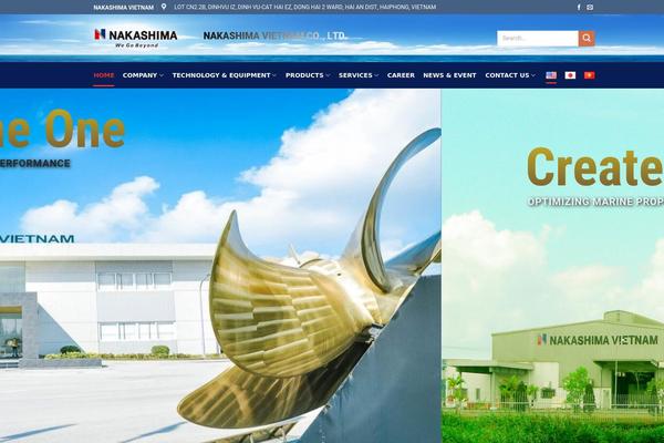 WordPress website example screenshot