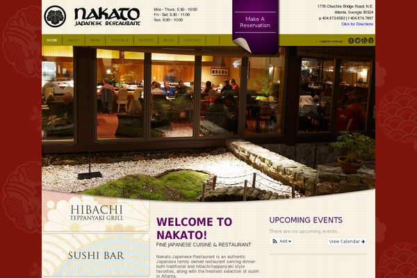 nakatorestaurant.com site used Nakato