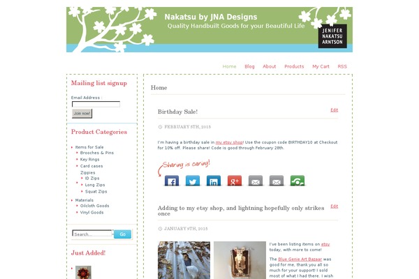 nakatsudesign.com site used Jna
