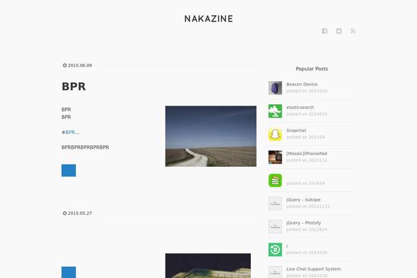 nakazine.net site used Nakazine0101