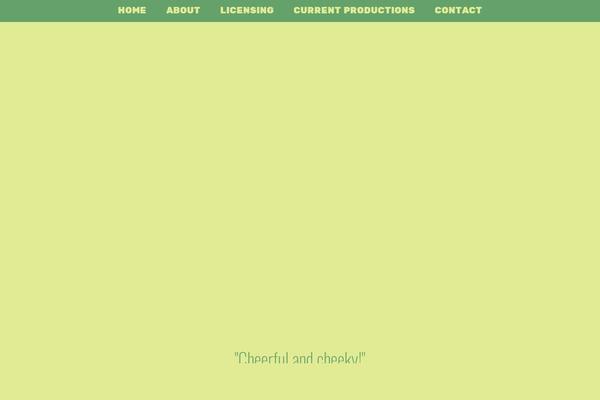Total theme site design template sample