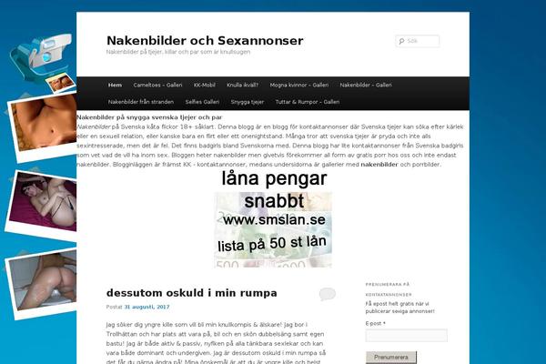 WordPress website example screenshot
