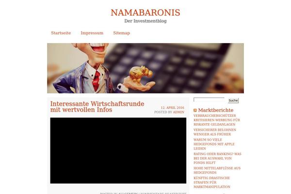 namabaronis.net site used Lagom