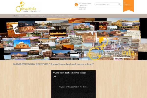 BookYourTravel theme site design template sample