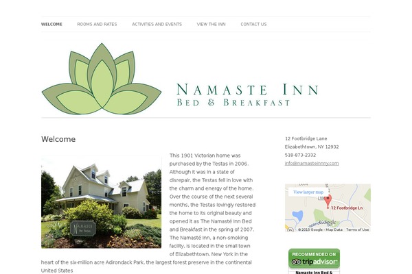 Twenty Twelve theme site design template sample
