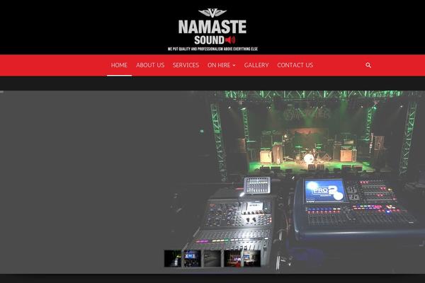 namastesound.com site used Jm-profile