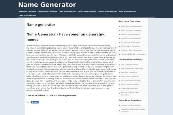 name-generator.net site used Namegenerator